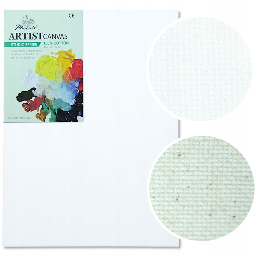 Set di 5 tele per pittura con telaio Phoenix 24 × 30 cm