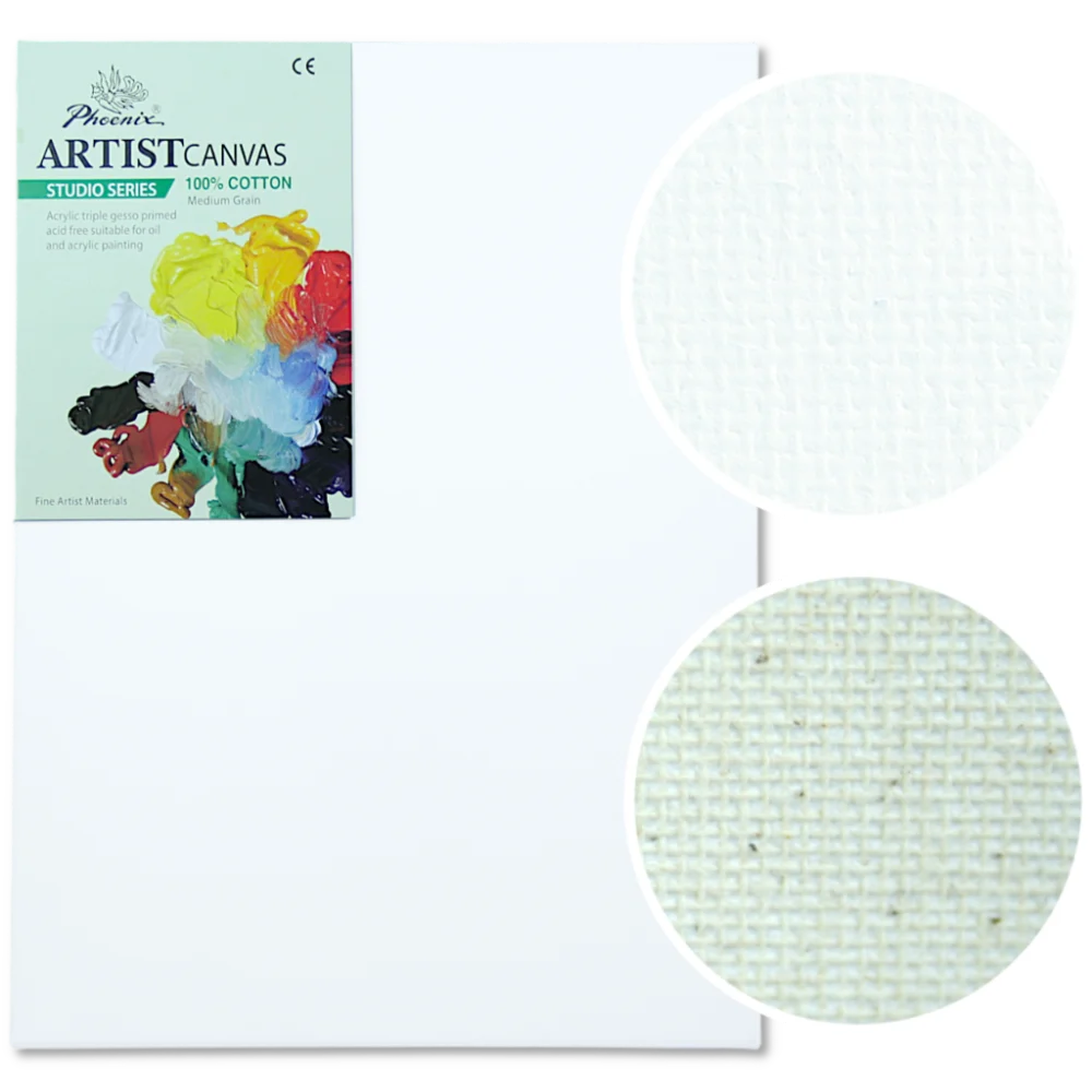 Set di 5 tele per pittura con telaio Phoenix 24 × 30 cm
