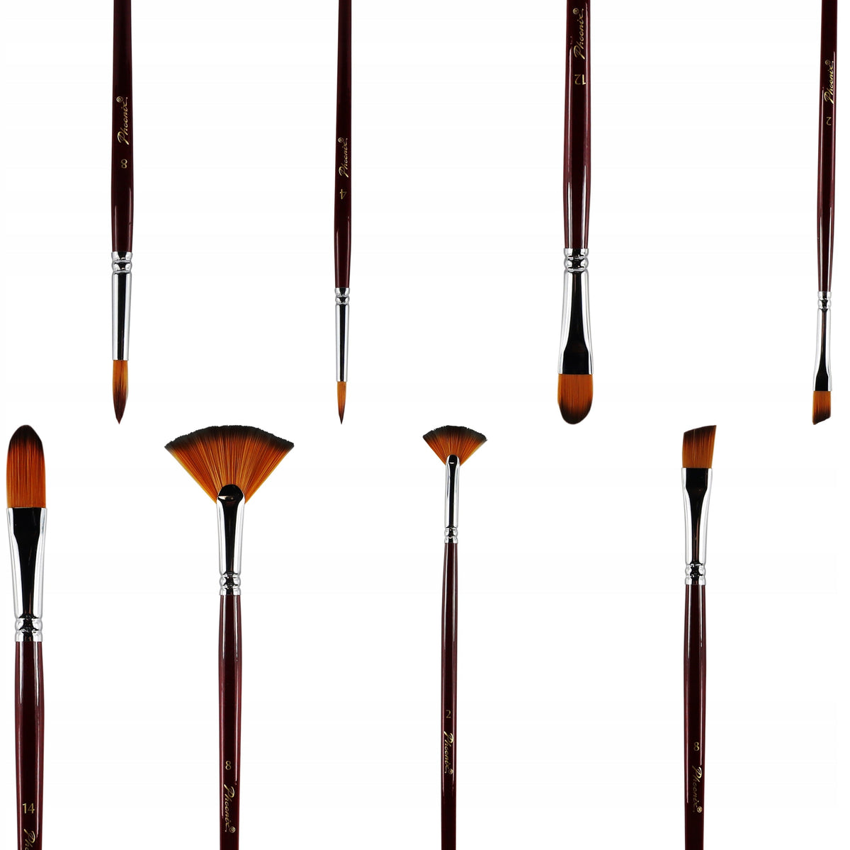 Set di 8 pennelli Phoenix