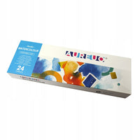 Set di acquerelli Phoenix Aureuo in scatola di metallo, 24 x 3 ml