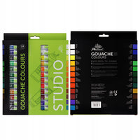 Set di colori a guazzo Phoenix, 12–24 tubetti da 12 ml