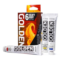Set di colori acrilici GOLDEN Heavy Body Intro 6 x 22 ml