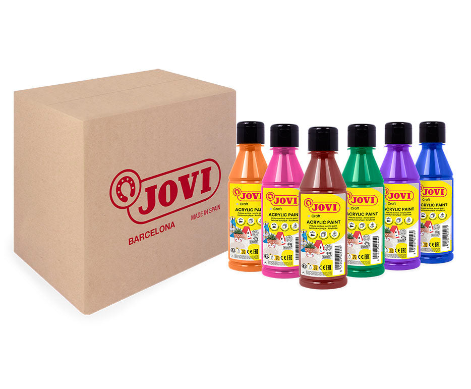 Set di colori acrilici JOVI Jovidecor 6 x 250 ml – variante B