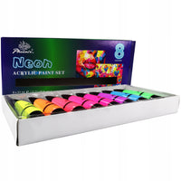Set di colori acrilici neon Phoenix 8 x 21 ml