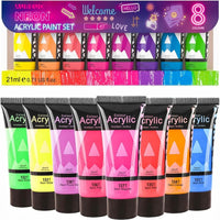 Set di colori acrilici neon Phoenix 8 x 21 ml
