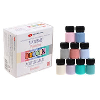 Set di colori acrilici opachi Decola 9x20 ml | scegli un set