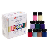 Set di colori acrilici opachi Decola 9x20 ml | scegli un set