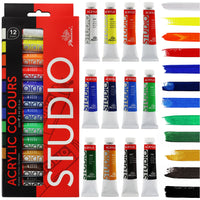 Set di colori acrilici Phoenix 12 x 12 ml
