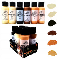 Set di colori acrilici Phoenix tonalità incarnato 6 x 59 ml