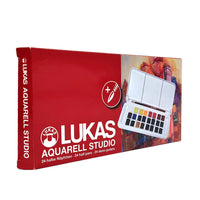 Set di colori ad acquerello LUKAS Studio in scatola di plastica - 24 pz