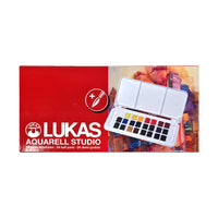 Set di colori ad acquerello LUKAS Studio in scatola di plastica - 24 pz