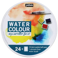 Set di colori ad acquerello Pebeo in una scatola di metallo: scegli un set | set diversi