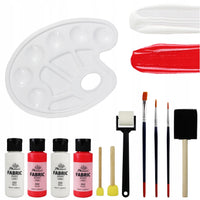Set di colori per tessuto Phoenix con accessori – 10 pezzi