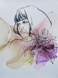Set di inchiostri KAMENSKAYA 'GIRLS AND FLOWERS'