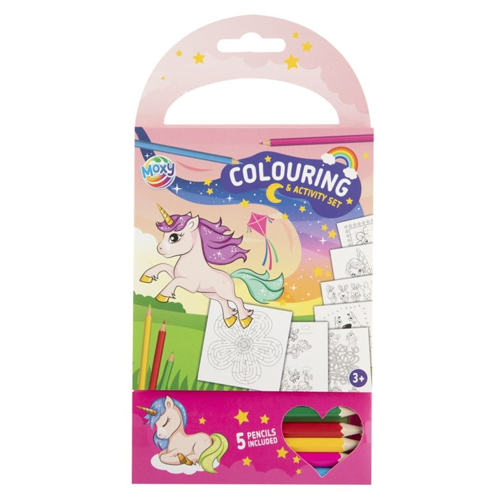 Set di libri da colorare con matite | Vari tipi