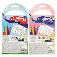 Set di libri da colorare con matite | Vari tipi