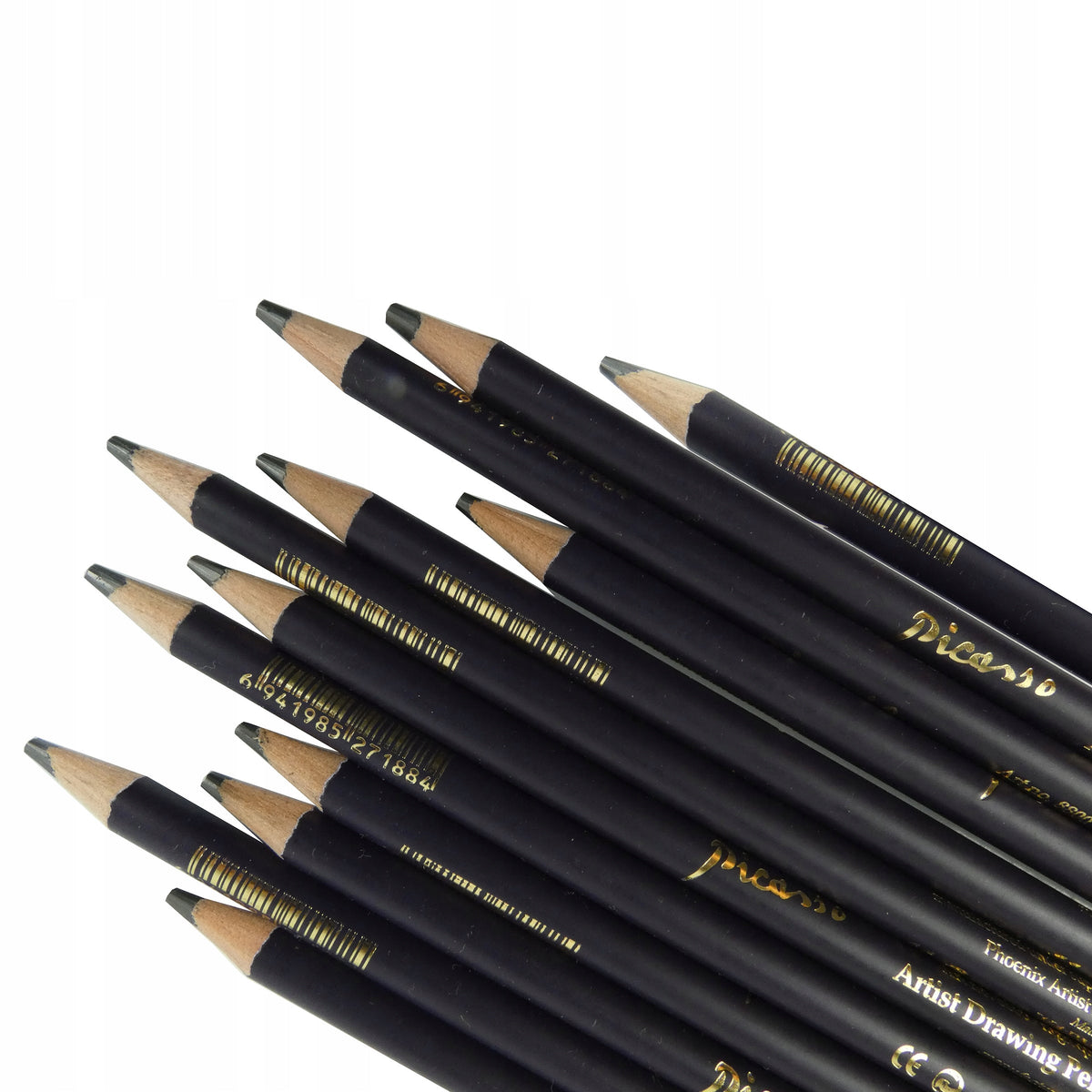 Set di matite in grafite Phoenix 2H - 12 pz