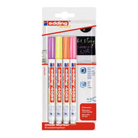 Set di pennarelli a gesso EDDING 4085 tonalità neon