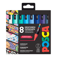 Set di pennarelli Posca PC-5M OCEAN, 1,8 – 2,5 mm – 8 pz