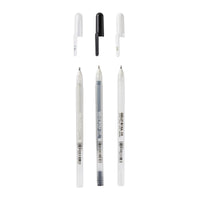Set di penne gel SAKURA Gelly / 3 pz (trasparente, nero, bianco)