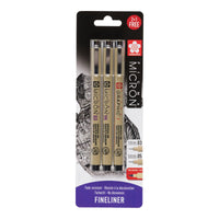 Set di penne tecniche Sakura Pigma Micron e Graphic - set di 3 pezzi