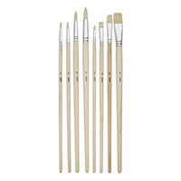 Set di pennelli per acrilico e olio PEBEO 8 pz.