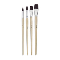 Set di pennelli per colori acrilici e ad olio PEBEO 4 pz.
