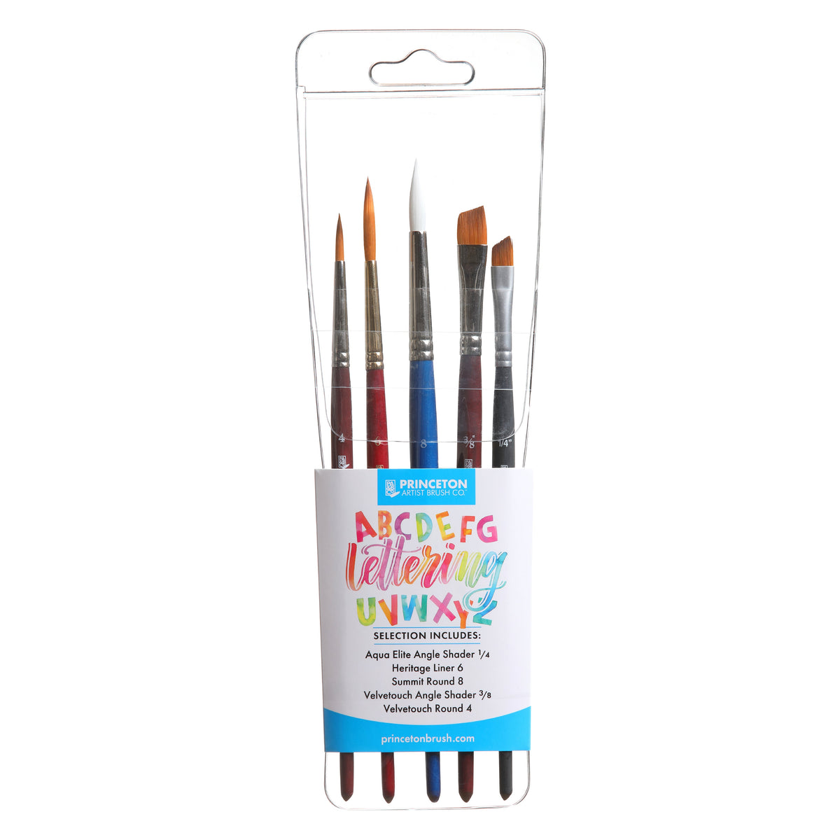 Set di pennelli per lettering PRINCETON 5 pz