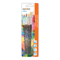 Set di pennelli scolastici Spoko S0339, 5 pz