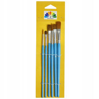 Set di pennelli sintetici Phoenix per olio e acrilico - 6 pezzi