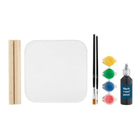 Set di pittura su vetro colorato