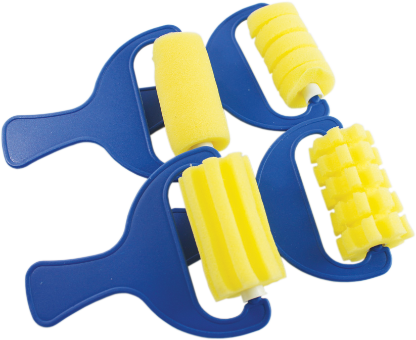 Set di rulli in spugna Pentart - 4 pz