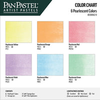 Set di sfumature perlescenti PanPastel - Oro, 6 pezzi