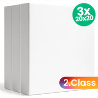 Set di tele 3D 3 pezzi - 2a qualità - 20x20 cm