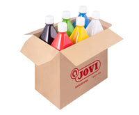 Set di tempere a tempera liquida JOVI Premium 6 x 1000 ml