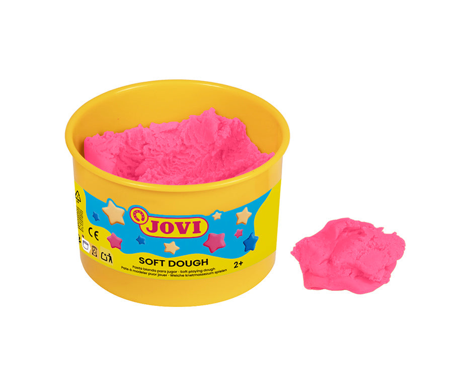 Set pasta per modellare JOVI Soft Dough colori neon 6 x 460 g