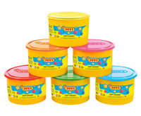 Set pasta per modellare JOVI Soft Dough colori neon 6 x 460 g