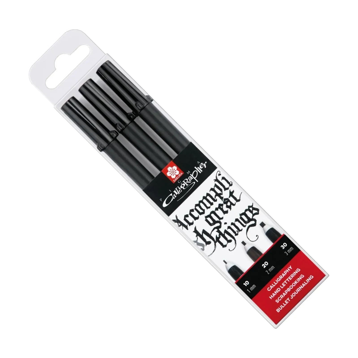 Set per calligrafia SAKURA Pigma 3 pezzi