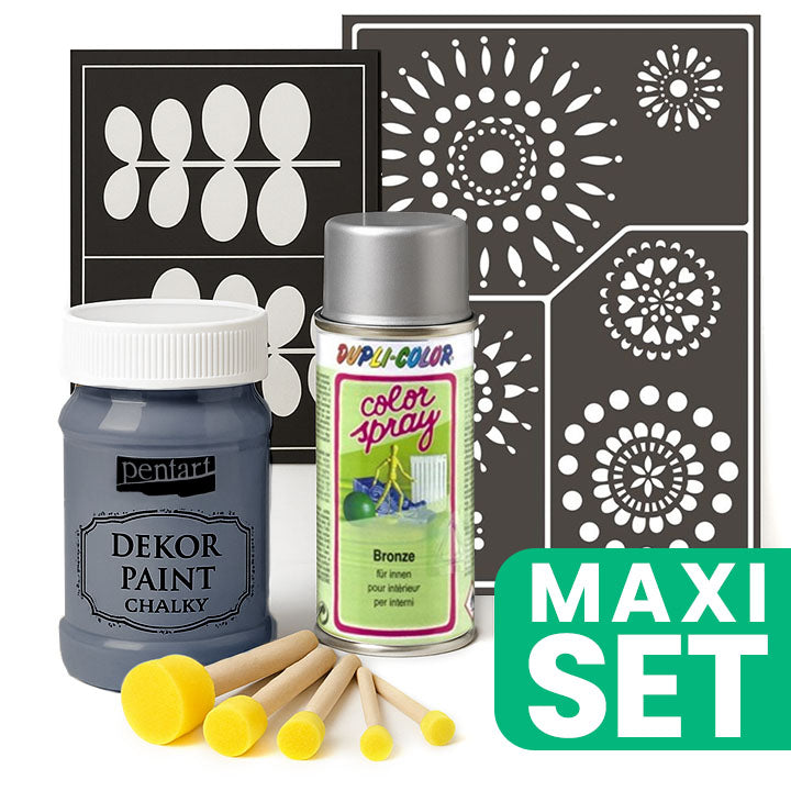 Set per il rinnovo dei mobili con vernice spray argento - Grigio grafite