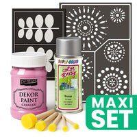 Set per il rinnovo dei mobili con vernice spray argento - Rosa baby