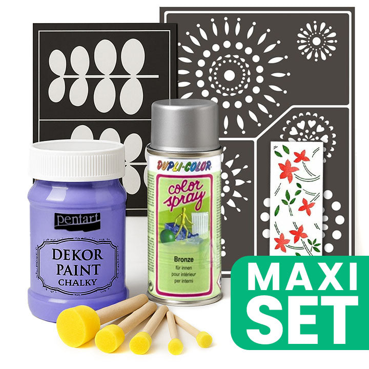 Set per il rinnovo dei mobili con vernice spray argento - Viola