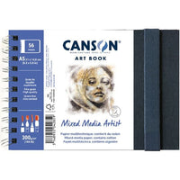 Sketchbook CANSON Mix Media Art Book 300 g 56F 14 x 21 cm con copertina rigida