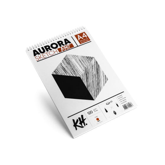 Blocco schizzi AURORA matt [120g] - 20 fogli | formati diversi - 20 fogli