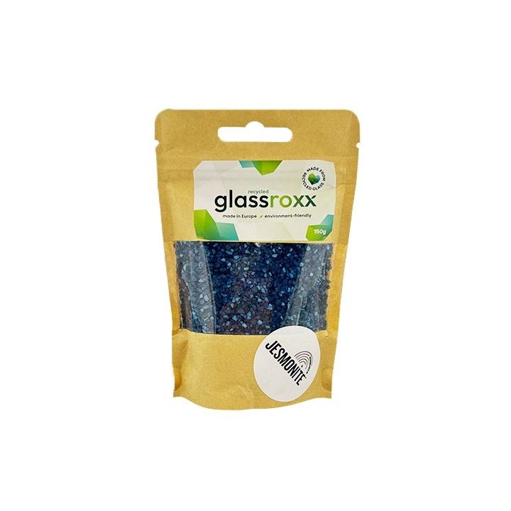 Glassroxx Jesmonite Granulato di vetro 150g – Blu Reale