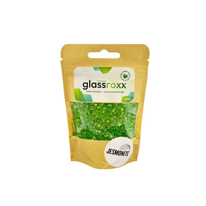 Glassroxx Jesmonite Granulato di vetro 150g – Verde Neon