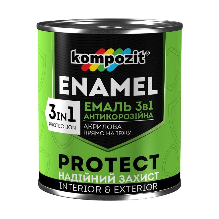 Smalto anticorrosivo 3 in 1  KOMPOZIT PROTECT 2,7 kg | varie tonalità