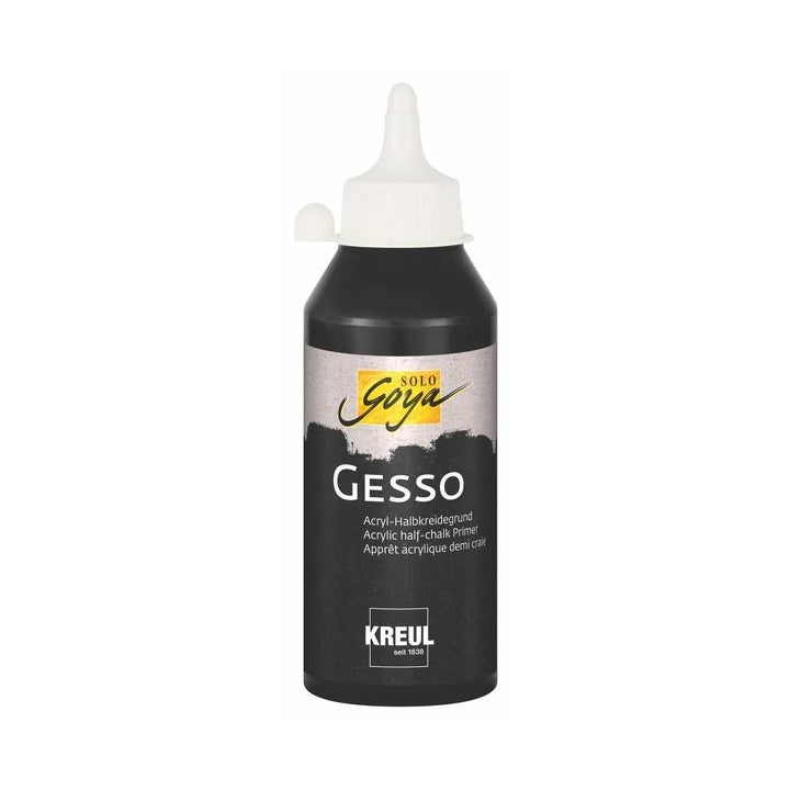 Solo Goya Gesso Primer nero - KREUL | varie dimensioni