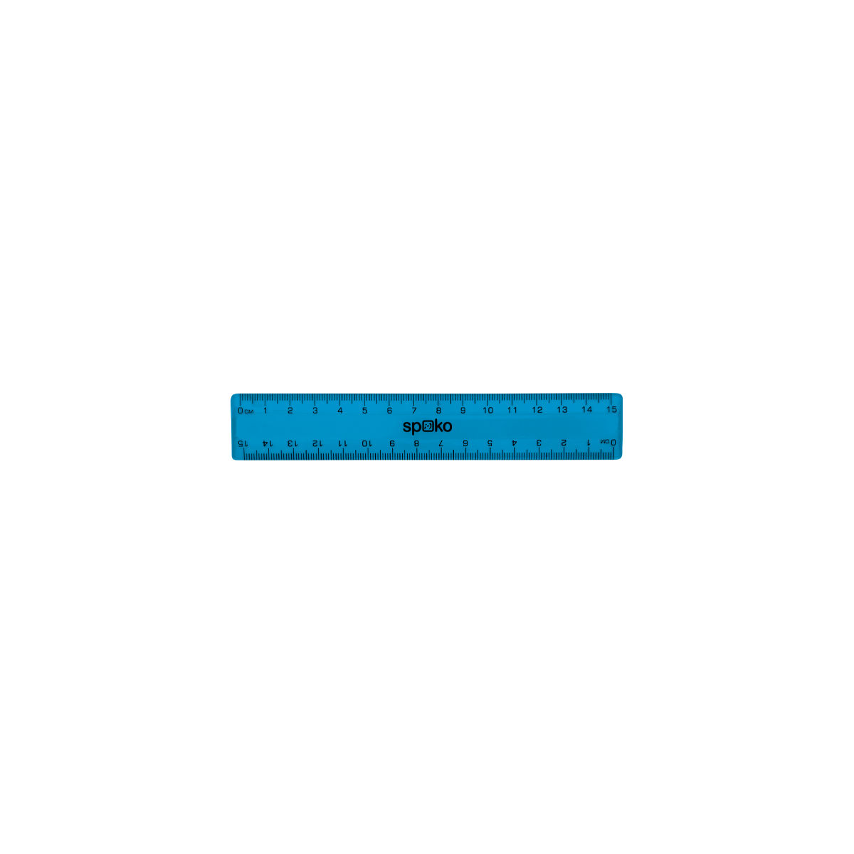 Righello piatto Spoko, 15 cm, colori assortiti