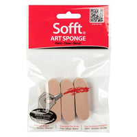 Spugne per applicazioni pastello Sofft - Set di 3 forme diverse | Varie forme