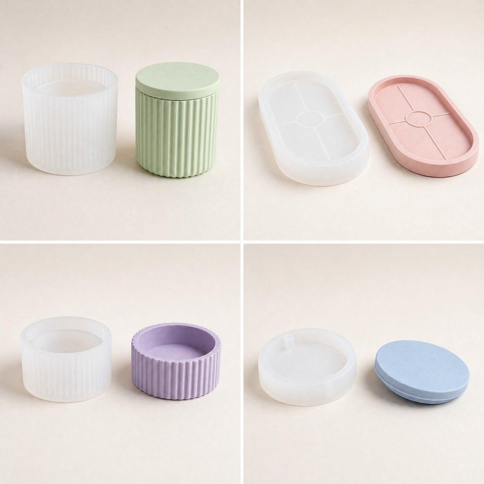 Stampo flessibile in silicone per colata di decorazioni per la casa